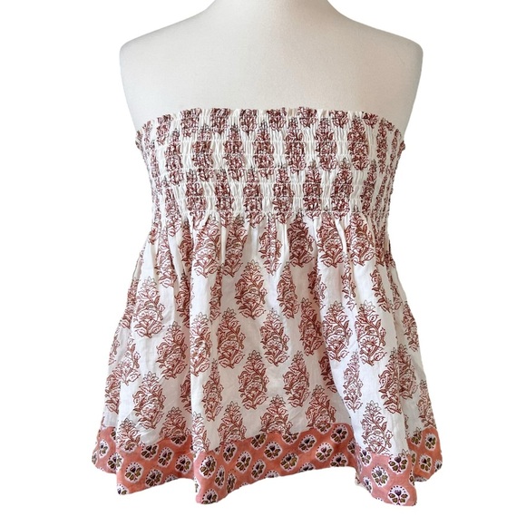 Marea Paloma Smocked Floral Print Mini Skirt - Picture 8 of 8